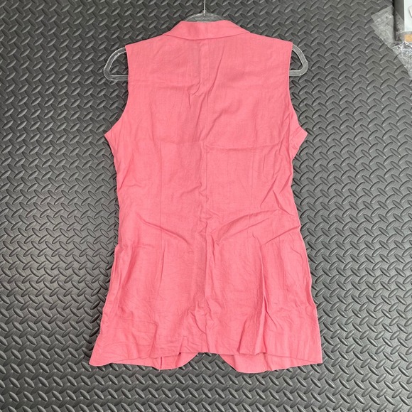 Vintage Christy Girl Red Sleeveless Business Casual‎ Made USA Suit Vest Jacket 8 - Picture 3 of 7